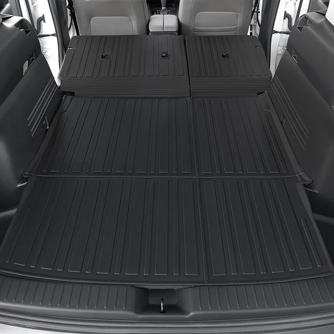 Floor Mats Set for 2023 2024 2025 Mazda CX-50 Gas, Full Coverage All Weather Floor Mats Cargo Mat with Backrest Protectors & Door Sill Guards for CX50 Accessories(Not fit Hybrid)