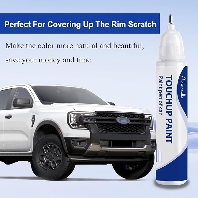 Oxford White(Z1) Touch Up Paint for Ford -Exact Match–Chips and Nicks Car Paint Scratch Repair Kit Automotive Paint Pen for F-150/Mustang/Transit/Explorer/Ranger/Escape/Edge