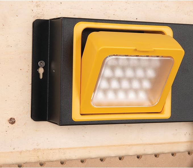 Performance Tool W2279 Commercial Grade Power Station with 6 Outlets, 2 USB Ports, Built-In Cradle, and LED Lights, Ideal for Workshops and Garages