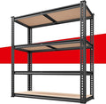 REIBII 40" W Garage Shelving 2000LBS Storage Shelves Adjustable Metal Shelving 4 Tier Metal Shelves Pantry Shelf for Closet Basement Kitchen 40" W x 19.7''D x 60''H