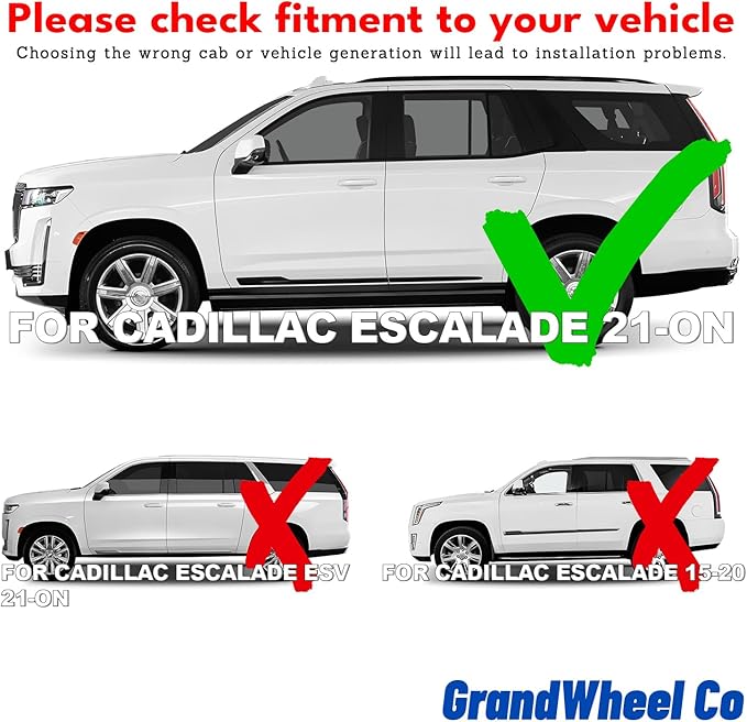 Window Deflectors Smoke Tinted in-Channel Side Window Vent Visor Deflectors Rain Guards Compatible with Escalade 2021-2025 - 4pcs. GW0275