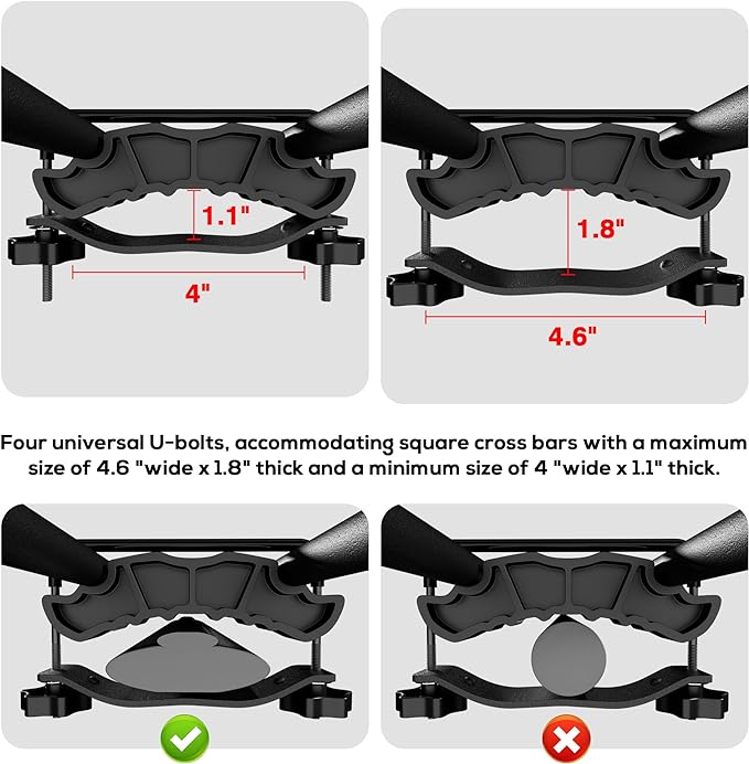 WILDROAD Car Roof Cargo Carrier Combo of Upgraded 84"x 39"x 4" Roof Rack Cargo Basket with 21 Cubic ft Cargo Carrier Bag, Super Duty Bungee Cargo Net and Ratchet Straps Fits for SUV Truck Cars