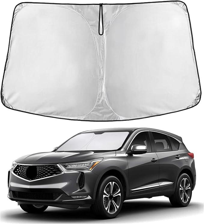 Econour Windshield Sun Shade for Acura RDX 2019-2025 Window Shade Sun Visor Cover Foldable Blocks UV Rays Keep Your Car Cooler
