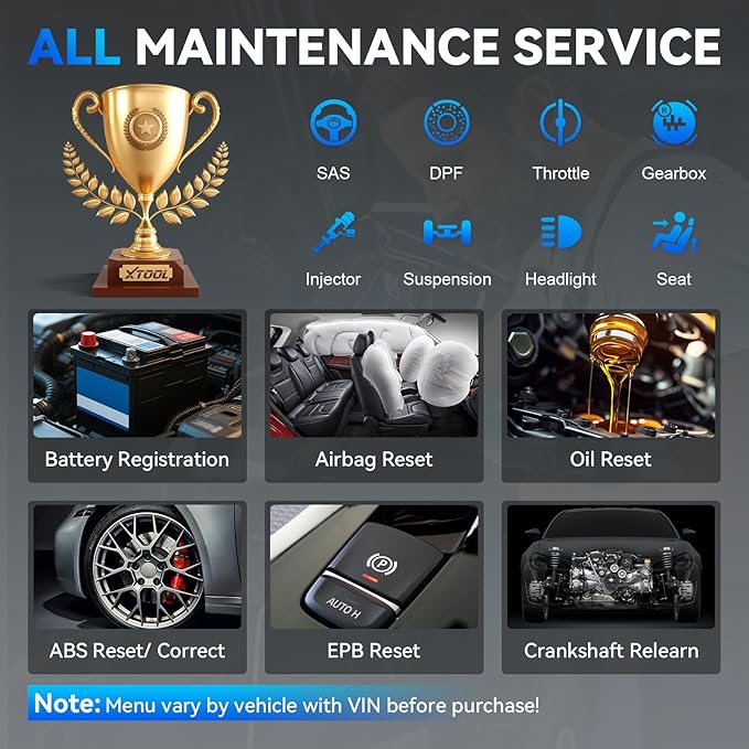 XTOOL IP500 for BMW OBD2 Scanner, Full Systems Bidirectional Scan Tool with ECU Coding, Battery Registration Tool for BMW/MiNi/RR, All Reset Services-(Injector Coding/BMS/ABS), Lifetime Free Update