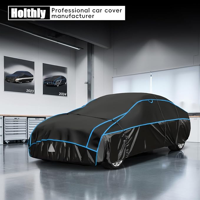 Hail Protector Car Cover, Outdoor Anti Hail Car Covers Thick Multi-Layered EVA, Hail Proof Car Cover Waterproof All Weather, Hail Protection Padded Fit Porsche 911, Chevy Corvette, BMW M2, Etc