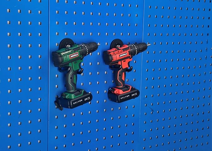 ULIBERMAGNET Heavy Duty Magnetic Garage Hook,6 Pack Strong Large Magnet Hooks for Power Drill,Garden Tools,Hose,Pegboard,Garage, Workshop,Magnetic Storage Hooks for Indoor Outdoor Hanging(Black)