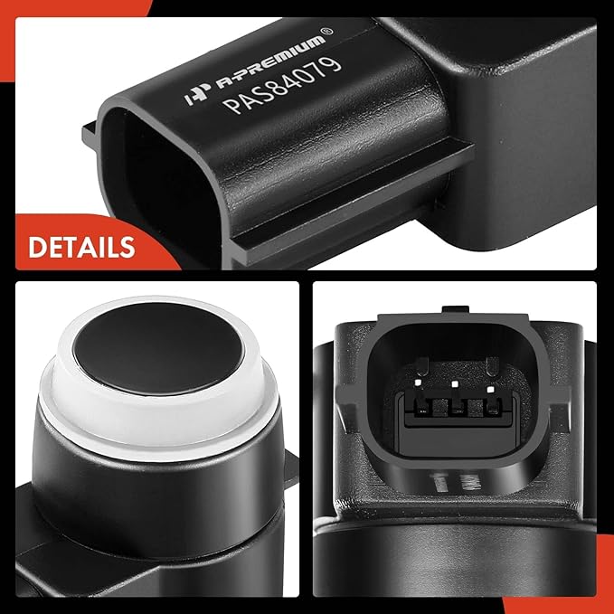 A-Premium 4-PC Reverse Backup Parking Aid Assist Sensor Compatible with Chevy, GMC, Buick, Cadillac & Saturn Models - Silverado, Traverse, Tahoe, Sierra, Yukon, Enclave, DTS, SRX, Escalade, Outlook