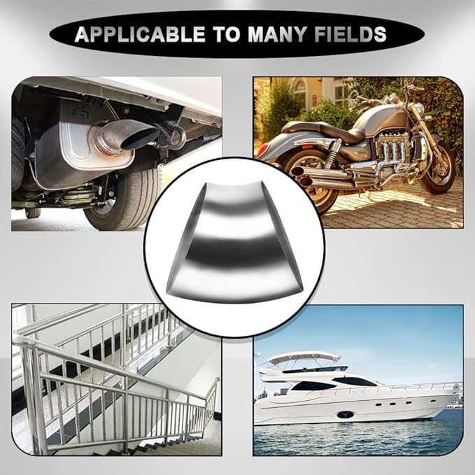 2.5 Inch 90° Mandrel Bend Elbow, SS304 Stainless Steel Bend Tube 90 Degree Exhaust Elbow Pipe - Thickness 16GA/0.65" for Car Modified Exhaust System, Stair Handrail (1 pcs)