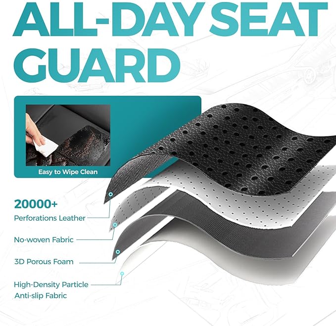 for Toyota Camry Seat Covers XLE XSE V6 2018 2019 2020 2021 2022 2023 2024 - Custom Fit Car Seat Covers Full Set, Breathable Waterproof Leather Seat Covers for Cars, Black Red Not for Hybrid