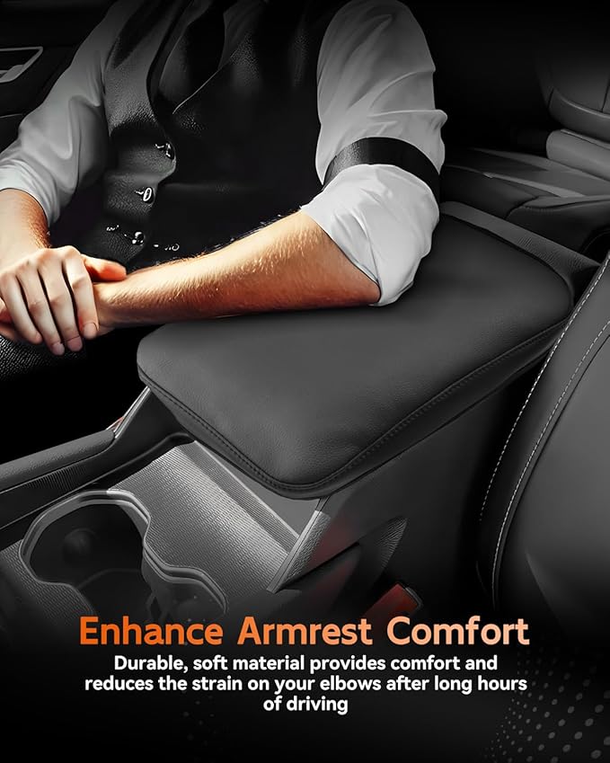 CDEFG for Jeep Grand Cherokee 4xe /L 2022-2025 Center Console Cover Armrest Box Cover for 2022 2023 2024 2025 Grand Cherokee/L Accessories (Not for Latitude Plus/Limited)