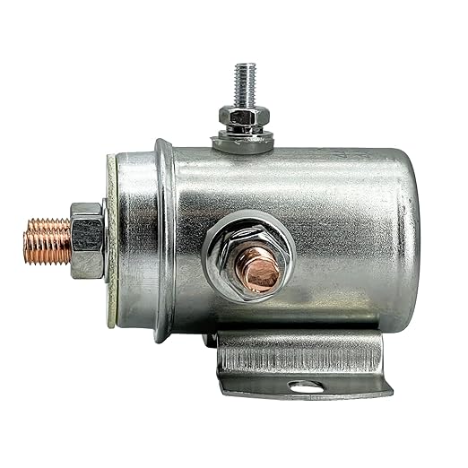 240-01009 Winch Motor Golf Cart Solenoid Compatible with/Replacement for 5 Term 12 Volt Hd 15-301, 15-338, 15-341, SBD4201, SBD4201D, SBD4201E, SBD4202D 440003, 440110