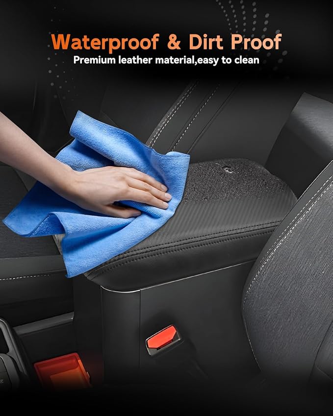 CDEFG for Ford Maverick 2022-2025 Center Console Cover Armrest Box Cover for Maverick (XL, XLT, Lariat) 2022 2023 2024 2025 Accessories Console Arm Rest Protector