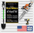 4'H x 4'W Slatwall Panel Garage Wall Organizer: Heavy Duty Wall Mounted PVC Wall Rack, Interlocking Slat Wall Paneling for Garage Wall Storage, Slatwall Board or Slatwall Shelves System - White