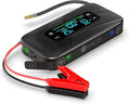 HALO Bolt Ultimate 3 Portable Car Battery Jump Starter | 130 PSI Air Compressor, 55.5Wh USB Power Bank, Large Display, Emergency Floodlight & Charger, Jumps Cars SUVs & Trucks, Inflates Tires — Black