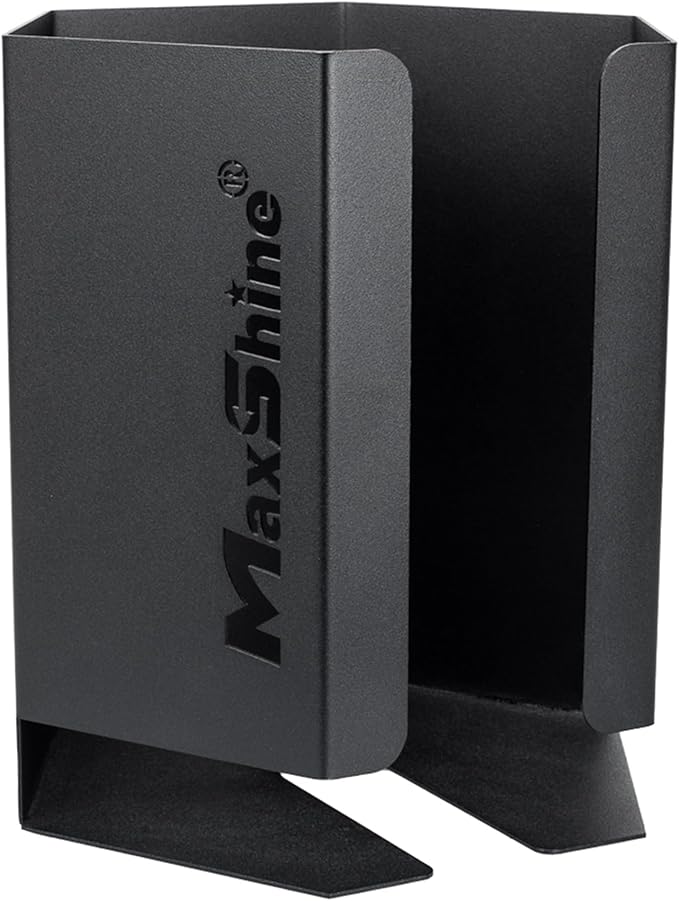Maxshine 5" Universal Foam Pads Mini Holder – Wall-Mounted Organizer for 6+ Polishing Pads – Compact, Durable & Anti-Corrosive – Space-Saving Design for Garage & Mobile Car Detailing