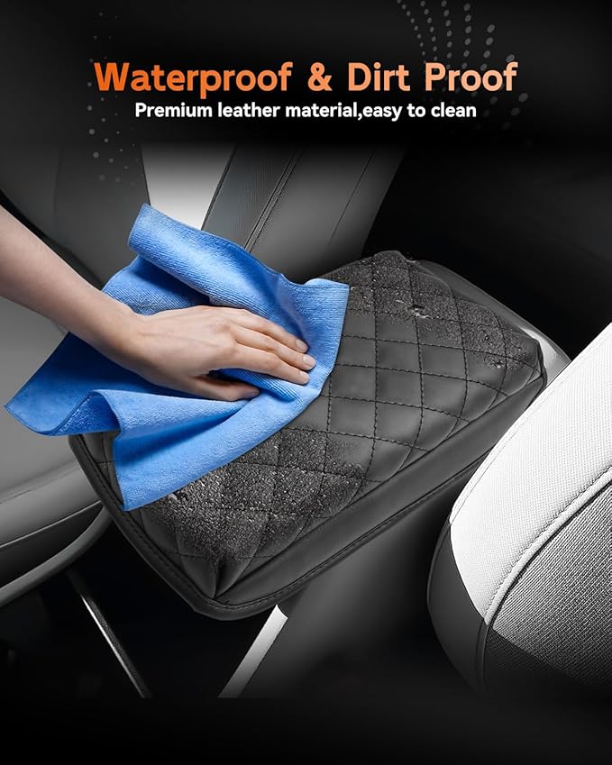 CDEFG for 2024-2025 Hyundai Kona Center Console Cover Armrest Cover for Kona (SE, SEL, SEL Convenience, N Line S, N Line, Limited) Accessories Console Arm Rest Protector