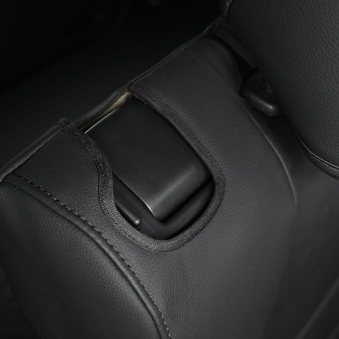 RISINGSTAR Rav4 Seat Covers, fit 2019-2025 Toyota Rav4 XLE LE XLE Premium Limited Base SUV, not for Adventure and TRD-Off(Black)