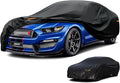 Kayme 7 Layers Car Cover Waterproof All Weather for Automobiles, Outdoor Full Coupe Cover Rain Sun UV Protection, Universal Fit for Ford Mustang, Chevy Camaro, Jaguar XK, XKR, Etc. (186-193 inch)
