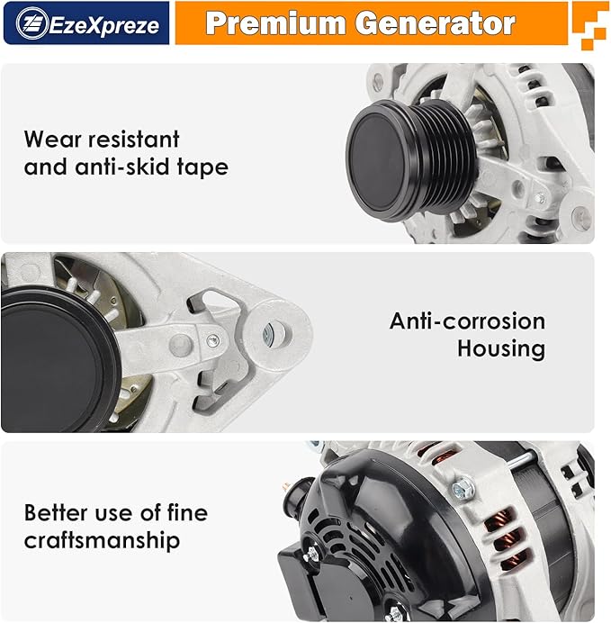 Ezexpreze 11137N New Alternator Fit for 2007-2009 Lexus RX350,2007-2018 ES350,2009-2015 Toyota Venza,2008-2013 Highlander,2005-2018 Avalon 3.5 V6,270600P150 2706031110 1042104571 27060-0P151