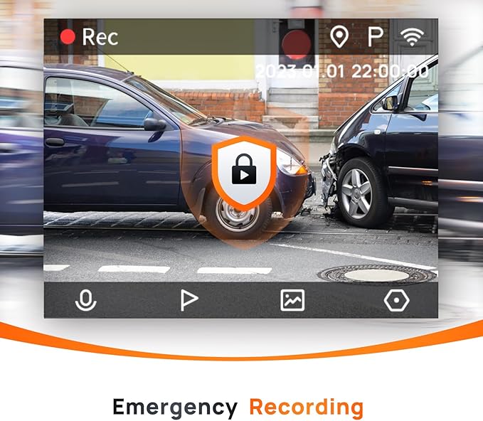 70mai 2.7K Dash Cam Front A500S, 1944P Dash Camera for Cars with Sony IMX335, Dashcam Built-in WiFi GPS, Optional Rear Dashcam, ADAS, 2'' IPS LCD Screen, 24H Parking Mode, WDR, Super Night Vision