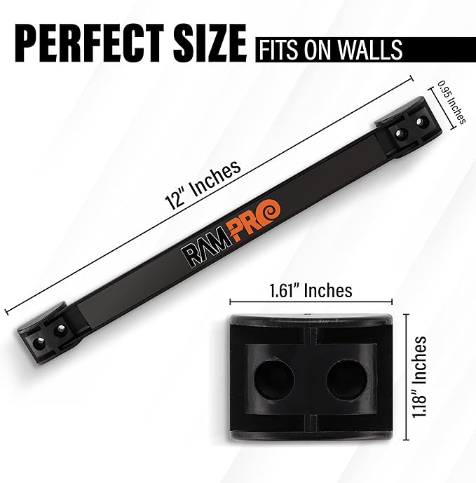 12" Magnetic Tool Holder Strip - A Tool Magnet Bar for Garage Organization, Shop Organization, and Workbench Accessories - Best Gift for Men - Easy To Install in Workshop - Mounting Screws Included.