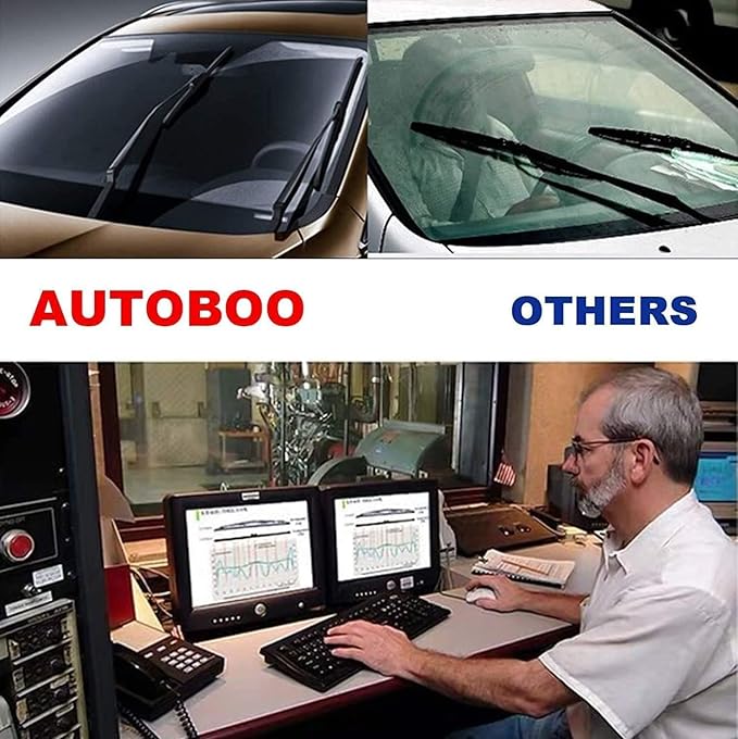 AUTOBOO 24"+19" Windshield Wipers Blades Replacement for Honda CRV CR-V 2023 2024 2025 with 10 Inch Rear Wiper Blade -Original Factory Quality (Pack of 3)