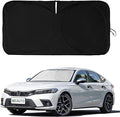 INSAUTO Windshield Sun Shades Compatible with Honda Civic Accord, Front Window Sunshade for Windshield Cover Foldable Sun Visor Protector 210T Reflective Cool Car Accessories (61" X 34.6")