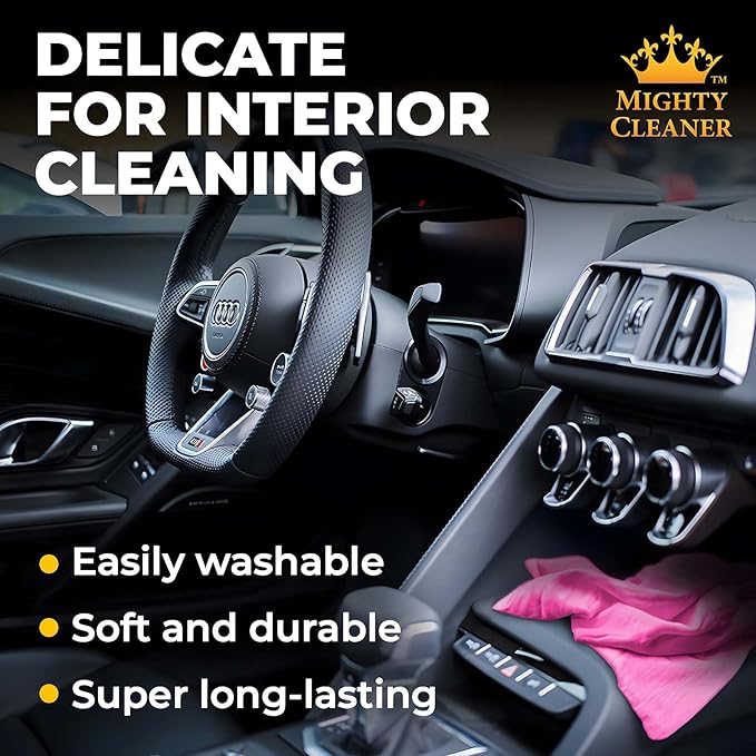 Premium Shammy Cloth for Car Drying - Super Absorbent Reusable Chamois Towel - Scratch-Free - 26'x17'