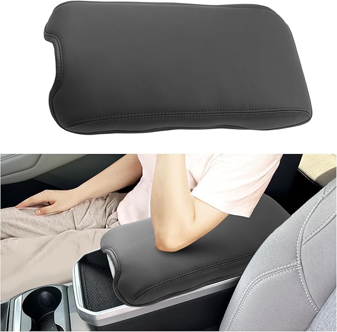 SXCY for 2025 2026 GMC Terrain Armrest Cover for 2025 2026 GMC Terrain Accessories 2025 2026 Terrain Center Console Cover 2025 Terrain Middle Console Cover (Thin Cover with Black Line)