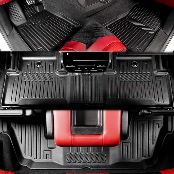 GALVAGNIATE Floor Mats Cargo Liner for 2022-2024 2025 Acura MDX, All Weather TPE 2-in-1 Cargo Mat with Backrest Mat for MDX Accessories