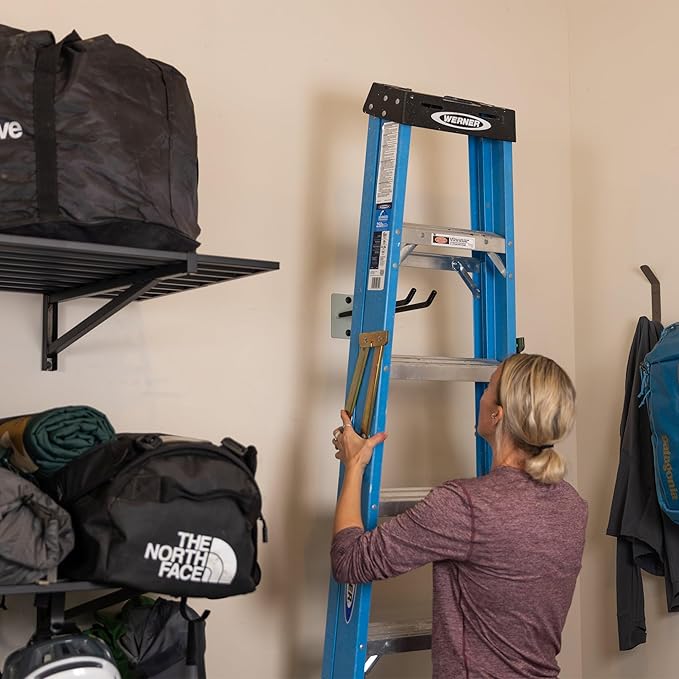StoreYourBoard Tool Organizer Hook, Wall Mount Garage Storage, Tool Storage for Shovels Rakes Brooms Hoses and More, Rubber-Coated Steel Holds 50 lbs, 12" X 4" X 4.5"