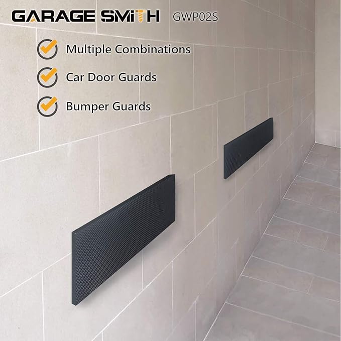 Ampulla GWP02S Garage Wall Protector Car Door Protectors, Designed in Germany (4-Pack)