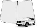 Windshield Sun Shade for 2021-2025 2026 Acura MDX Accessories Thicken 6-Layer Front Window Sunshade Cover Sun Visor Protector Foldable Block UV Rays Keep Vehicle Cool