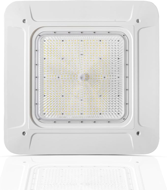 OSTEK LED Gas Station Canopy Light, 240W Carport Ceiling Light 5700K, Outdoor Rated (1000W HID/HPS Equivalent), 90-277V IP65 DLC & UL Listed (240W-1 Pack)