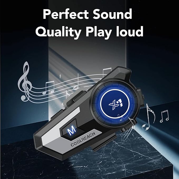 Motorcycle Helmet Bluetooth Headset,Sking Earphone,CVC Noise Cancellation Stereo Music Automatic answering,90 Hours Playing time High Sound Bluetooth Motorcycle Helmet Ultra-Thin
