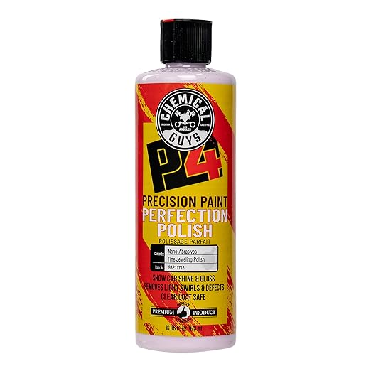 Chemical Guys GAP11716 P4 Precision Paint Perfection Polish (Paint Correction - Fixes Scratches, Swirls & Towel Marks), 16 oz.