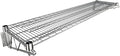 14" x 60" Chrome Wire Wall Mount Shelf