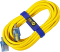 Quick-Straps by Wrap-It Storage - 18" (8-Pack) Blue - Hook and Loop Hose and Cable Organizers