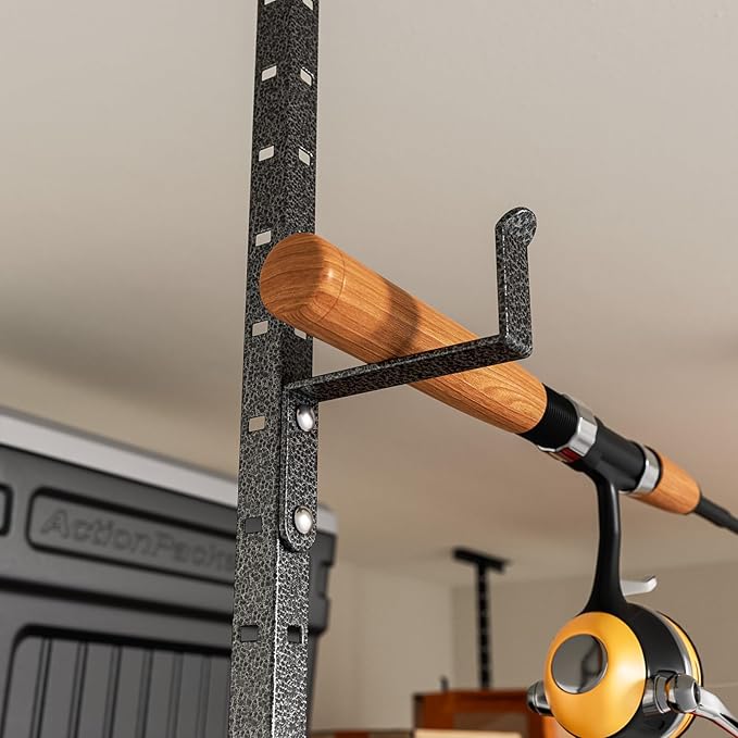 Heavy-Duty 4x8 Overhead Garage Storage Rack – Holds 20% More Weight, 800lbs Capacity, Adjustable Height, 4 Hooks Included for Extra Storage