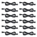 12 Pcs 4 Pin RGB Extension Cable RGB Wire for Motorcycle LED Light Underglow Kit, Compatible with ATV Car Trucks Rock Lights & Neon Strips (60 Inch)