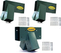 Eastern Jungle Gym Swing Set Bracket Kit with 2 Easy 1-2-3 A-Frame Brackets and 1 Easy 1-2-3 A-Frame Middle Bracket