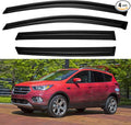 Window Visors Rain Guards Shield for 2013 2014 2015 2016 2017 2018 2019 Ford Escape, Out-Channel Window Vent Wind Deflectors Visors Shades for 13-19 Escape
