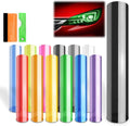 EZAUTO WRAP Free Tool Kit 12"x48" (1FT x 4FT) Glossy Red Headlight Taillight Fog Light Side Marker Vinyl Tint Film Self Adhesive