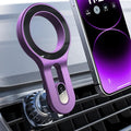 LISEN for iPhone 16 MagSafe Car Mount, [Quick Install] Magnetic Long Arm Mag Safe Car Phone Holder Vent, Car Accessories Gifts for Men Women Fit for iPhone 16 Pro Max 15 14 13 12 Plus Mini, Purple
