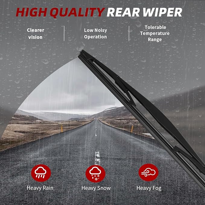 OTUAYAUTO Premium Windshield Wiper Blades - Replacement for Subaru Forester 12-18, Outback 15-19 - Precision Fit, All-Weather Performance, Front and Rear Wiper Blades, U Hook - 26"+17"+14" (Pack of 3)