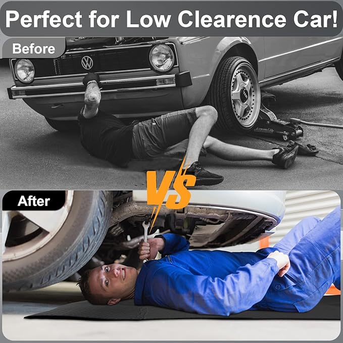 Magical Rolling Creeper Mat,Under Car Repair Mat, 60x28 Inch Portable Creeper Rolling Pad with Storage Bag,Car Repair Garage Mat for Low Clearance, Auto Repairing Tool for Working On The Ground