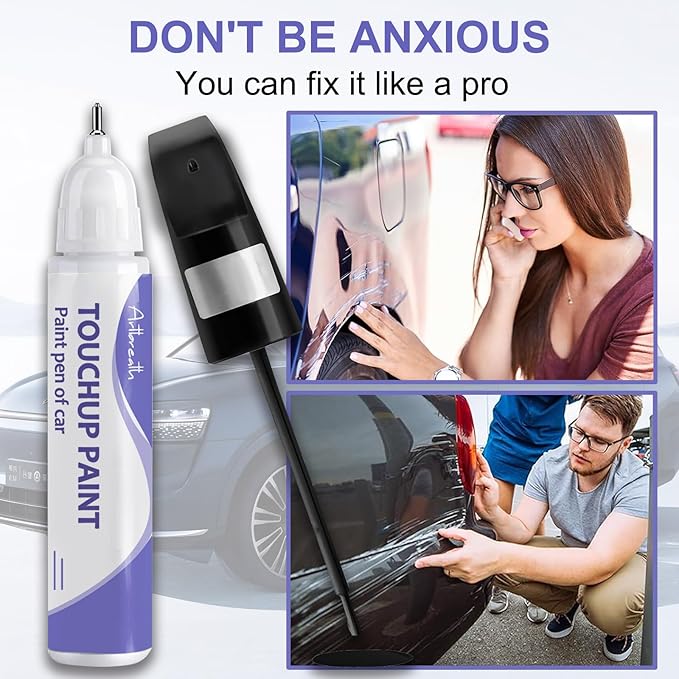 Touch Up Paint for Mercedes Benz Selenite Gray(992/7992)-Exact Match–Chips and Nicks TouchUp Paint Pen Scratch Repair Car Accessories Car Paint Pen for Erase Car Scratches
