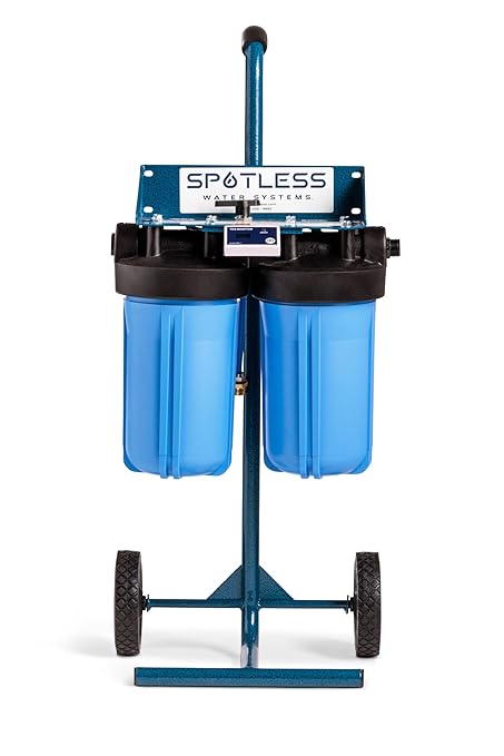 Spotless Water Systems - DIC-10B, W/Integrated Bypass | Simple Window, Solar Panel, RV & Car Wash System, Works for All Vehicles, Motorcycles, Bikes, Boats, Planes, Yachts, Towel Drying Eliminated