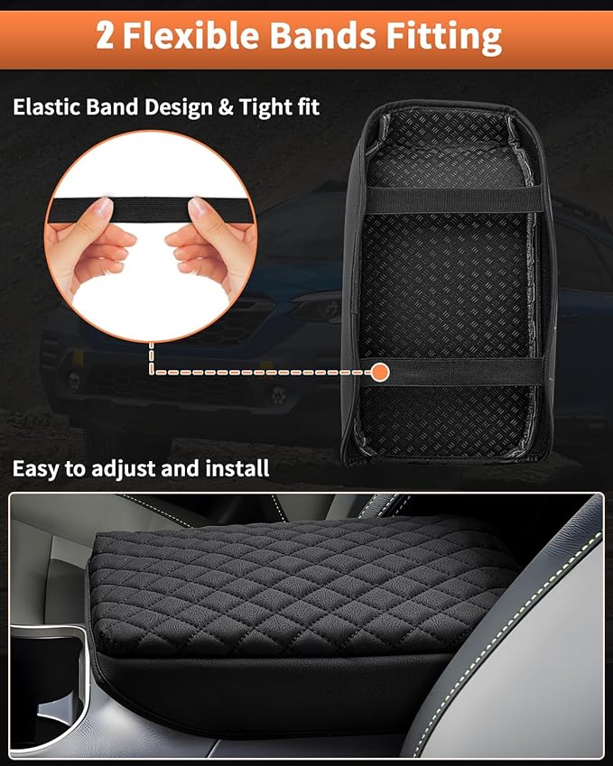 Shademax Center Console Cover for Subaru Outback 2020-2025 2026 Accessories Armrest Cover Cushion Pad for Subaru Outback Wilderness/Base/Premium/Onyx Edition/Limited/Touring Armrest Seat Box Protector