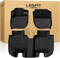 LASFIT Floor Mats for Honda HRV 2016 2017 2018 2019 2020 2021 2022, All Weather TPE Custom Fit HR-V Floor Liner Accessories, 1st & 2nd Row, Black
